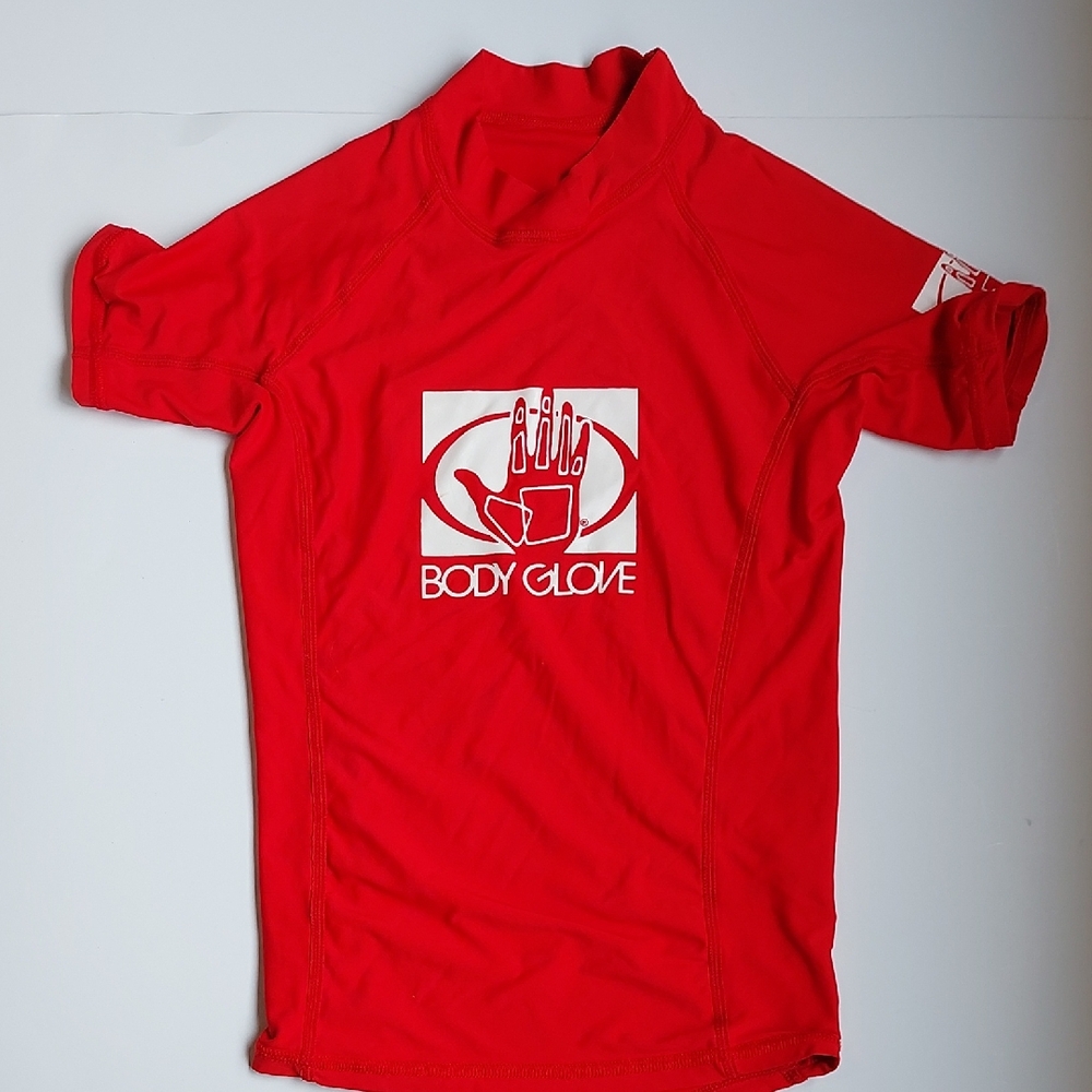 Body Glove Bright Red Swim Shirt